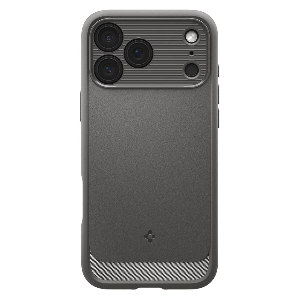 Husa MagSafe pentru Apple iPhone 17 Pro, Spigen, Rugged Armor, Gri
