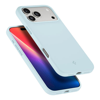 Husa MagSafe pentru Apple iPhone 17 Pro, Spigen, Silicone Fit, Bleu