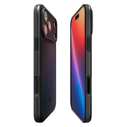 Husa MagSafe pentru Apple iPhone 17 Pro, Spigen, Thin Fit, Neagra