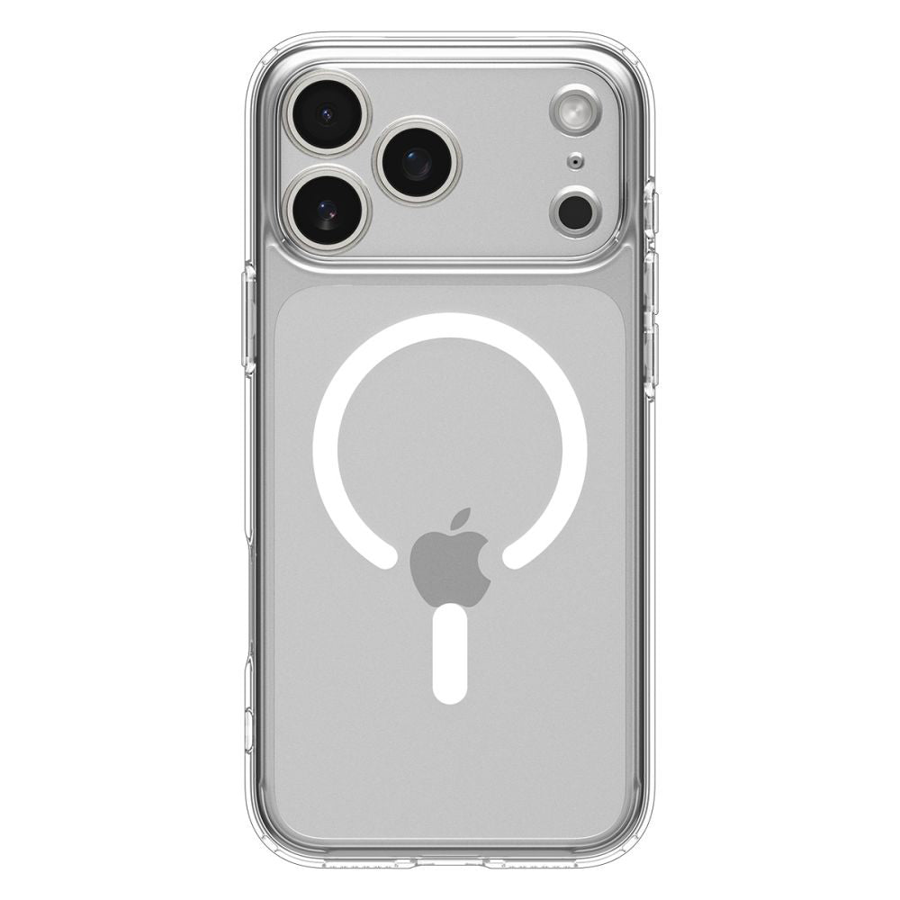 Husa MagSafe pentru Apple iPhone 17 Pro, Spigen, Ultra Hybrid, Alba