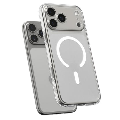 Husa MagSafe pentru Apple iPhone 17 Pro, Spigen, Ultra Hybrid, Alba Satinata