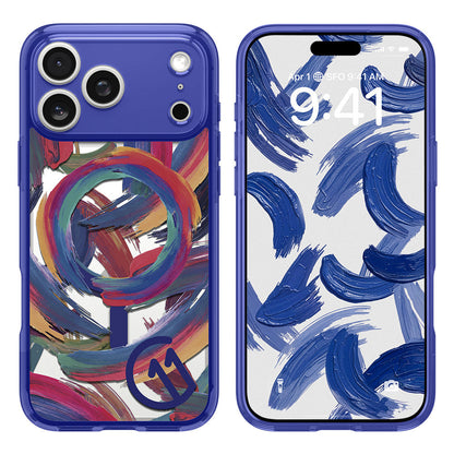 Husa MagSafe pentru Apple iPhone 17 Pro, Spigen, Ultra Hybrid C11, Indigo ACS11392