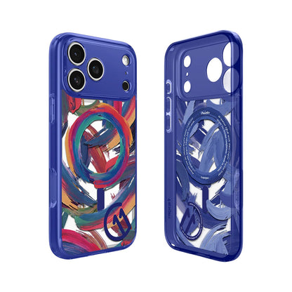 Husa MagSafe pentru Apple iPhone 17 Pro, Spigen, Ultra Hybrid C11, Indigo ACS11392