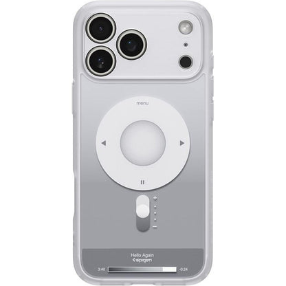 Husa MagSafe pentru Apple iPhone 17 Pro, Spigen, Ultra Hybrid Classic, Argintie