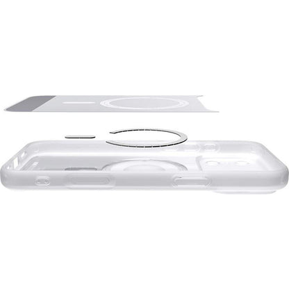 Husa MagSafe pentru Apple iPhone 17 Pro, Spigen, Ultra Hybrid Classic, Argintie
