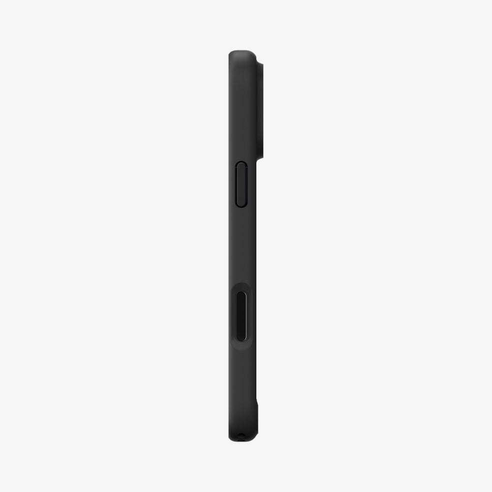 Husa MagSafe pentru Apple iPhone 17 Pro, Spigen, Ultra Hybrid, Neagra Portocalie Satinata