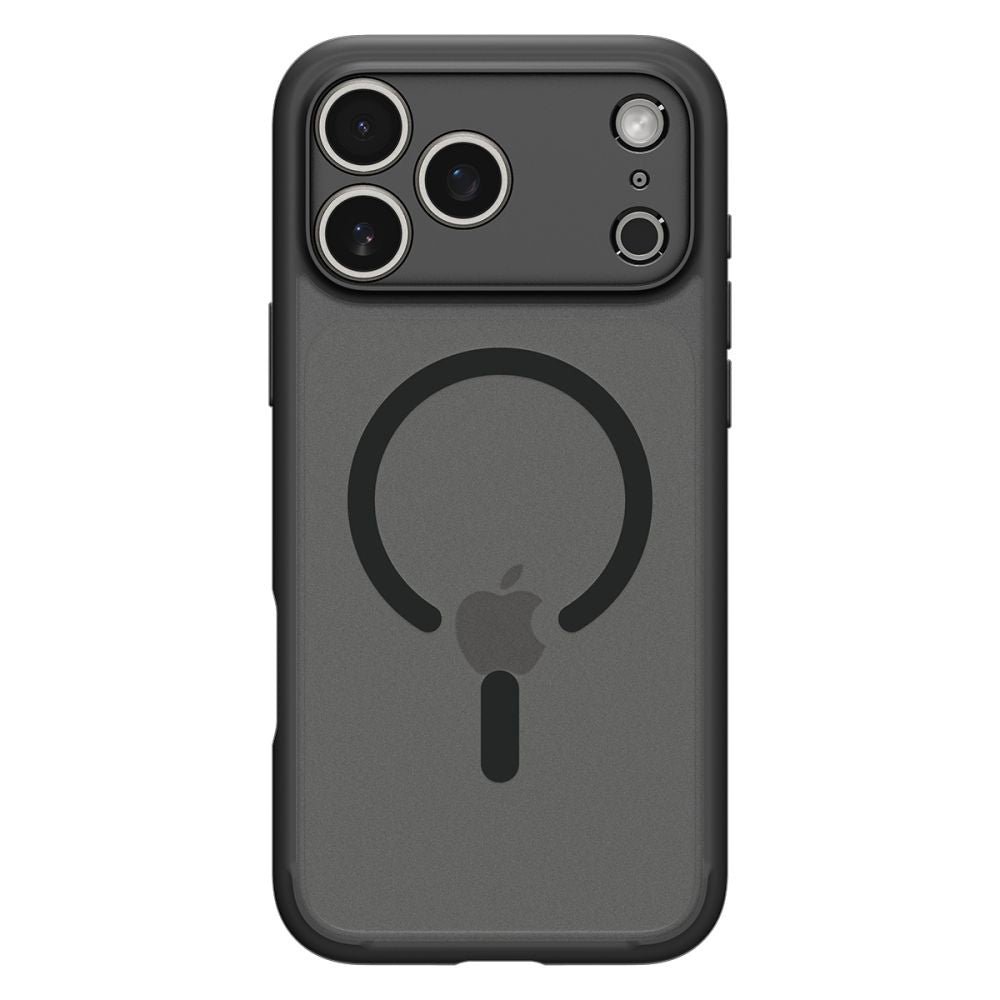 Husa MagSafe pentru Apple iPhone 17 Pro, Spigen, Ultra Hybrid, Neagra Satinata