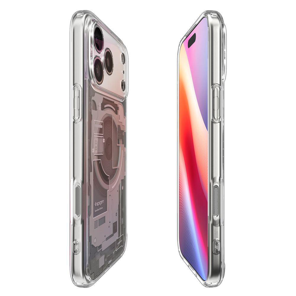 Husa MagSafe pentru Apple iPhone 17 Pro, Spigen, Ultra Hybrid Zero One, Bej