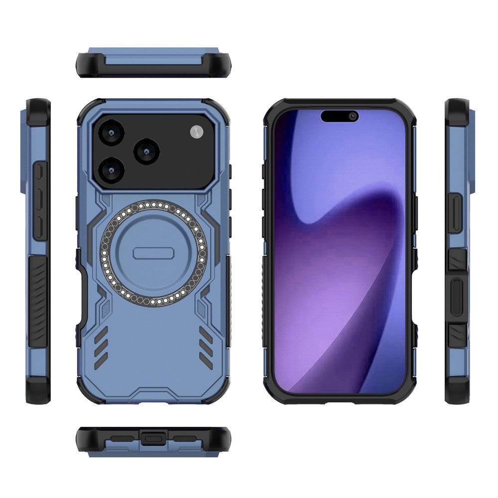 Husa MagSafe pentru Apple iPhone 17 Pro, Techsuit, ArmorMag, Albastra