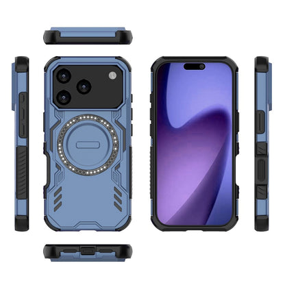 Husa MagSafe pentru Apple iPhone 17 Pro, Techsuit, ArmorMag, Albastra