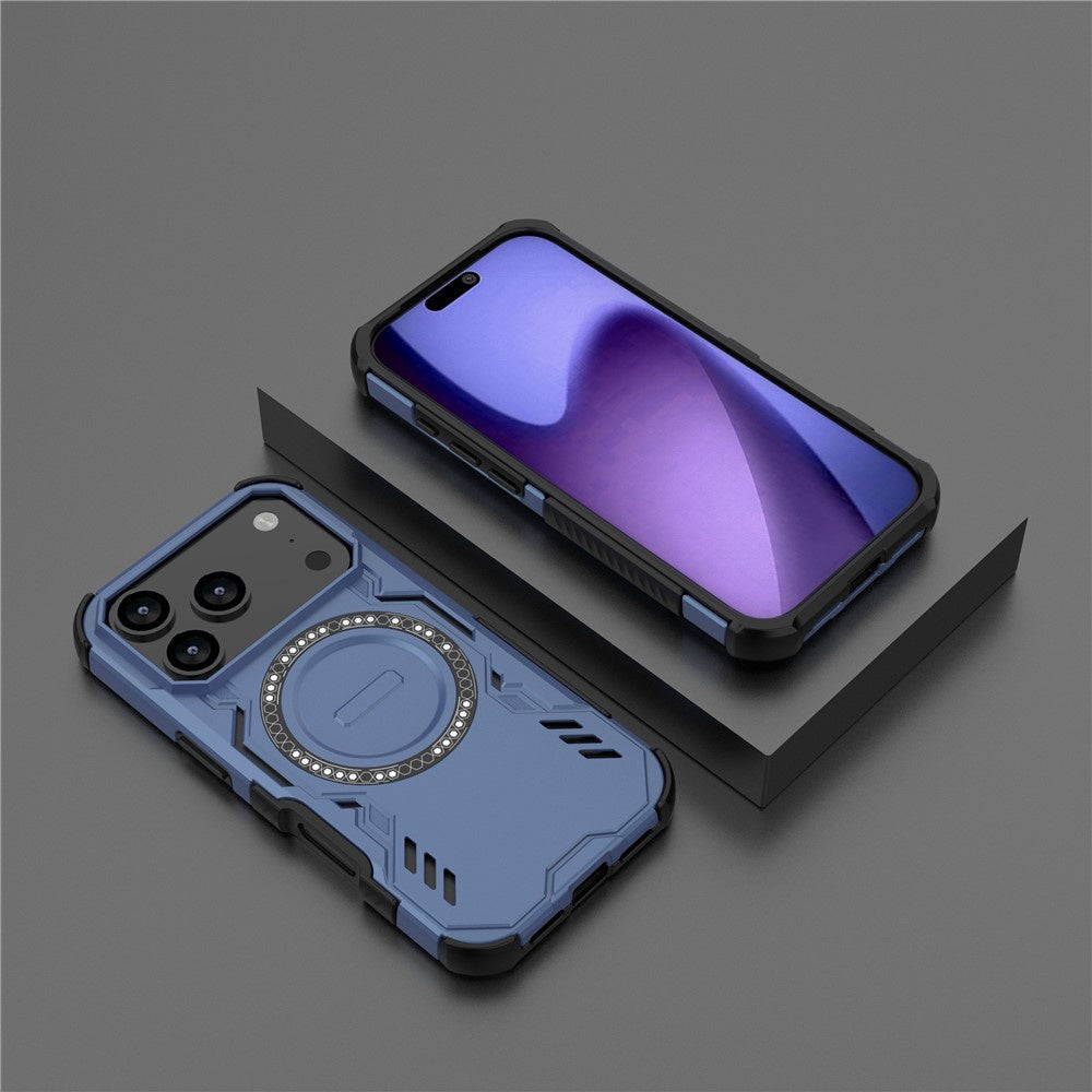 Husa MagSafe pentru Apple iPhone 17 Pro, Techsuit, ArmorMag, Albastra