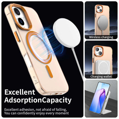 Husa MagSafe pentru Apple iPhone 17 Pro, Techsuit, CandyCase, Portocalie