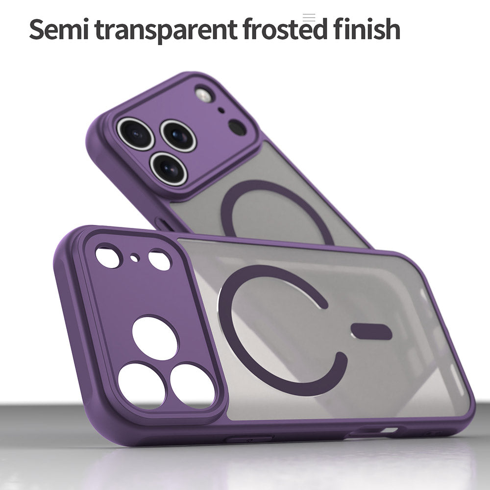 Husa MagSafe pentru Apple iPhone 17 Pro, Techsuit, HaloFrost II, Mov