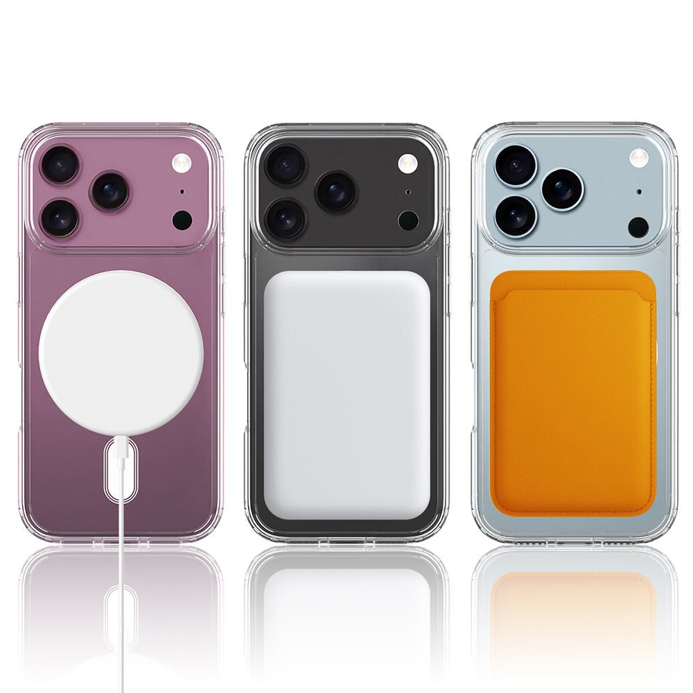 Husa MagSafe pentru Apple iPhone 17 Pro, Techsuit, Pro, Transparenta