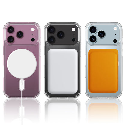 Husa MagSafe pentru Apple iPhone 17 Pro, Techsuit, Pro, Transparenta