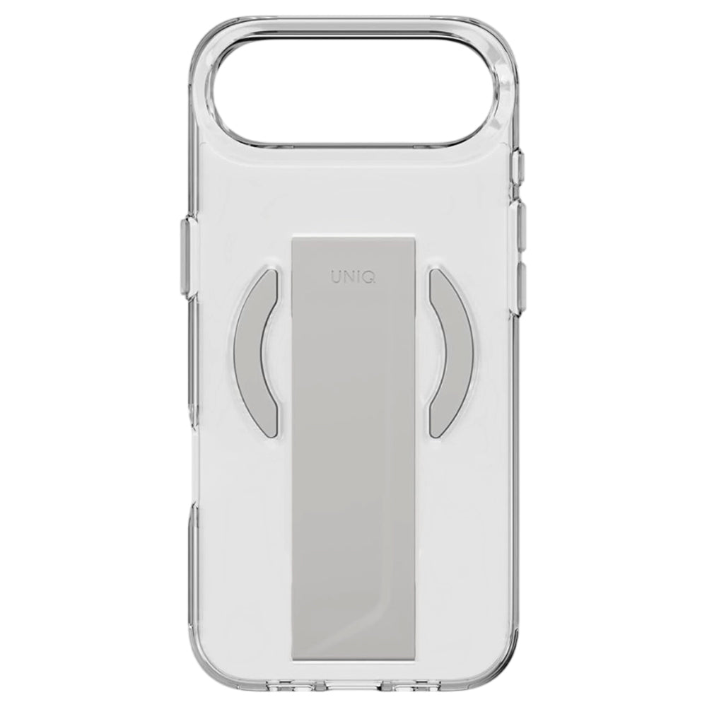 Husa MagSafe pentru Apple iPhone 17 Pro, UNIQ, Heldro Air MagClick, Transparenta Gri