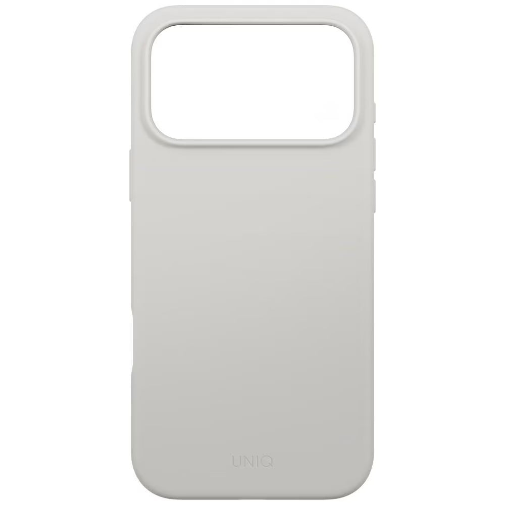 Husa MagSafe pentru Apple iPhone 17 Pro, UNIQ, Lino MagClick, Gri