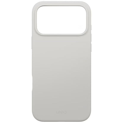 Husa MagSafe pentru Apple iPhone 17 Pro, UNIQ, Lino MagClick, Gri