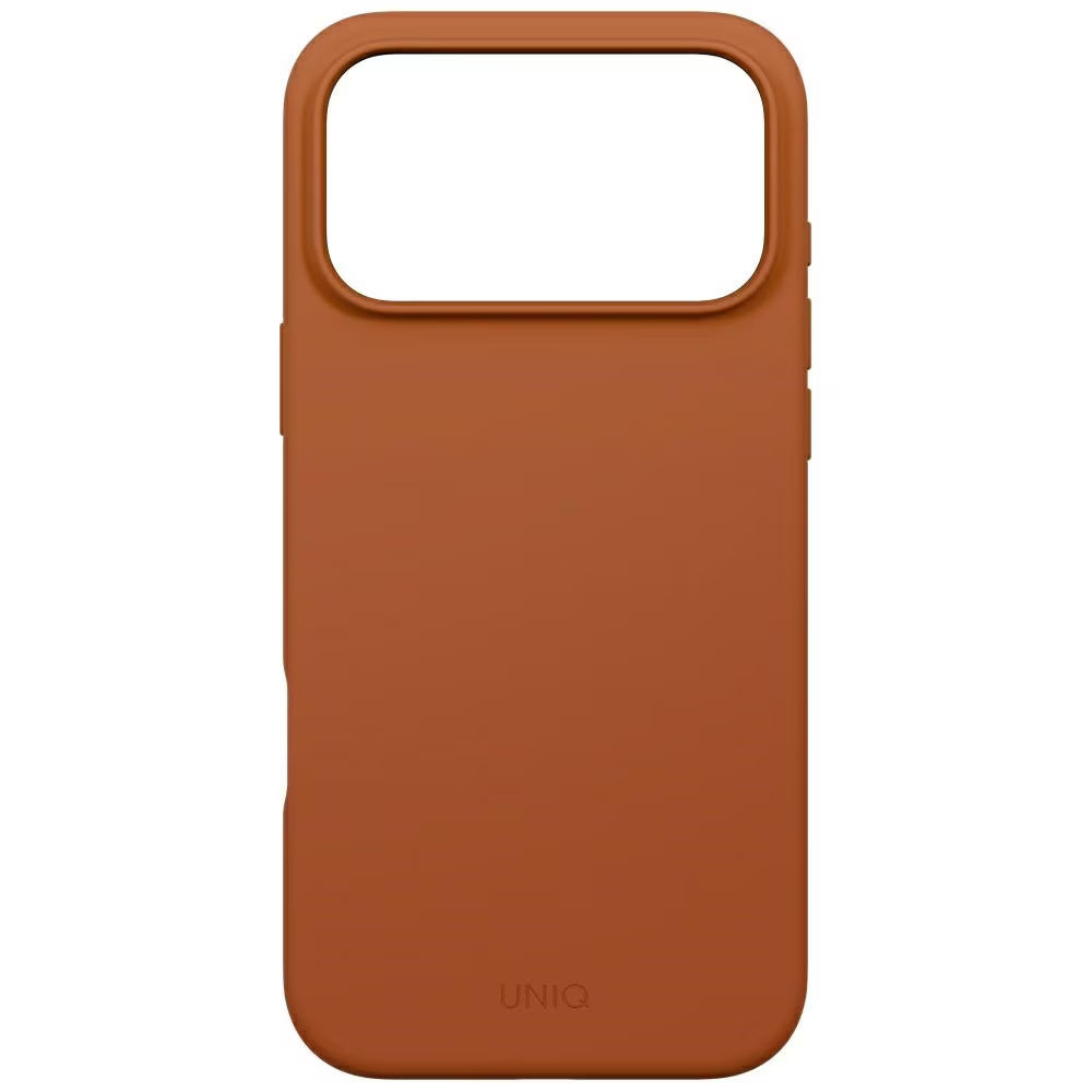 Husa MagSafe pentru Apple iPhone 17 Pro, UNIQ, Lino MagClick, Portocalie Inchis