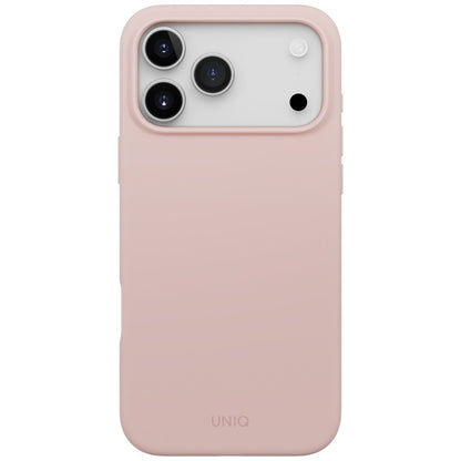 Husa MagSafe pentru Apple iPhone 17 Pro, UNIQ, Lino MagClick, Roz