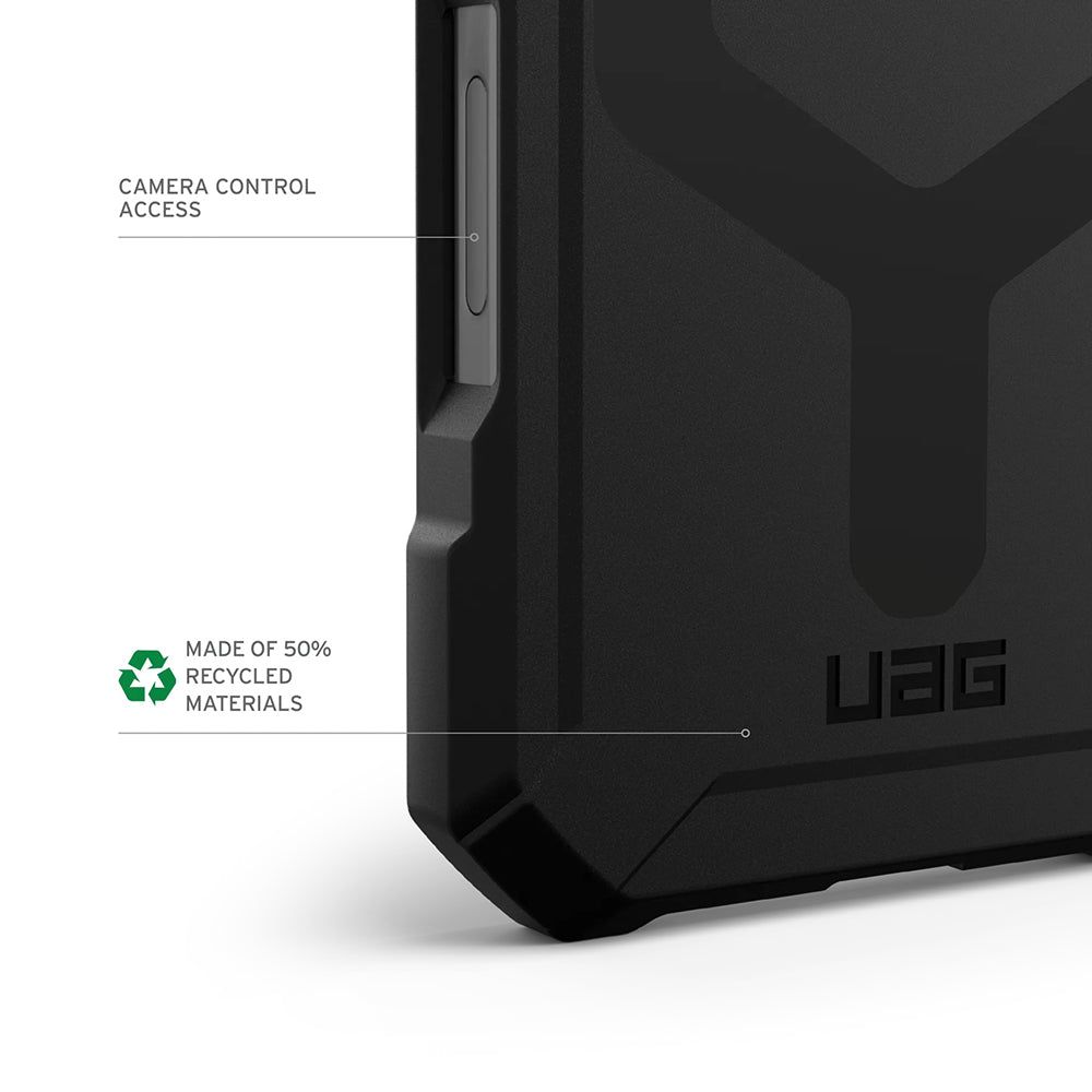 Husa MagSafe pentru Apple iPhone 17 Pro, Urban Armor Gear, Essential Armor, Neagra