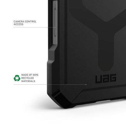 Husa MagSafe pentru Apple iPhone 17 Pro, Urban Armor Gear, Essential Armor, Neagra