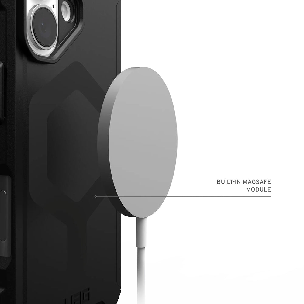 Husa MagSafe pentru Apple iPhone 17 Pro, Urban Armor Gear, Essential Armor, Neagra