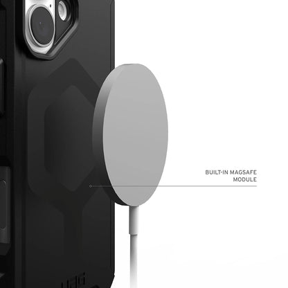 Husa MagSafe pentru Apple iPhone 17 Pro, Urban Armor Gear, Essential Armor, Neagra