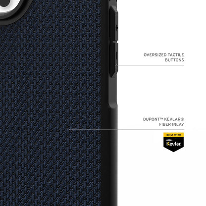 Husa MagSafe pentru Apple iPhone 17 Pro, Urban Armor Gear, Metropolis LT Kevlar, Bleumarin