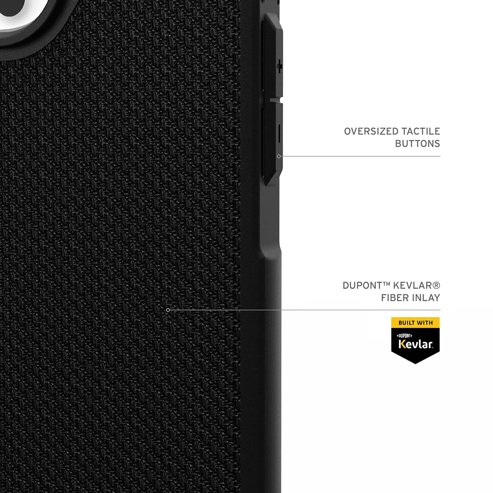 Husa MagSafe pentru Apple iPhone 17 Pro, Urban Armor Gear, Metropolis LT Kevlar, Neagra