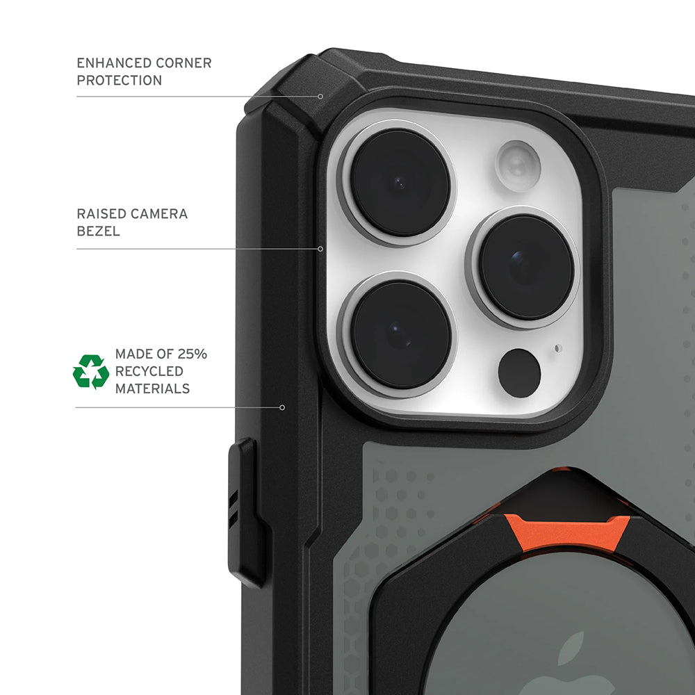 Husa MagSafe pentru Apple iPhone 17 Pro, Urban Armor Gear, Plasma XTE, Neagra