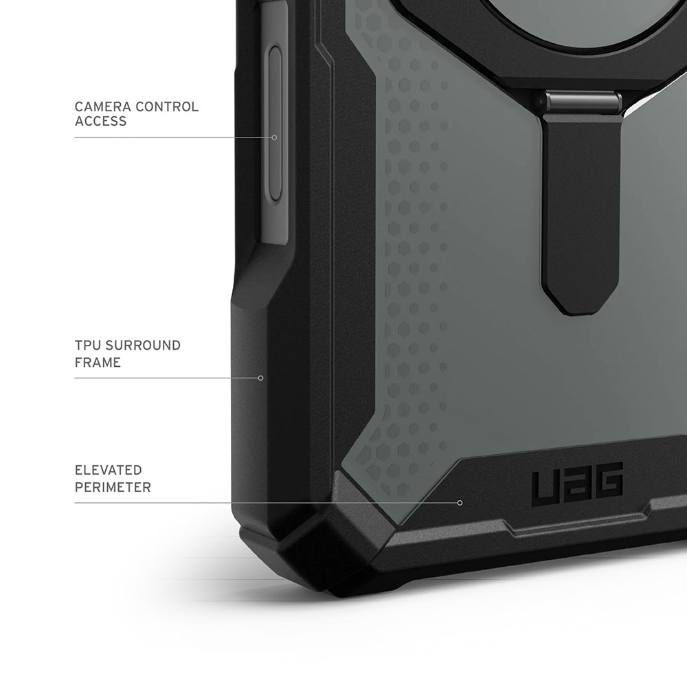 Husa MagSafe pentru Apple iPhone 17 Pro, Urban Armor Gear, Plasma XTE, Neagra
