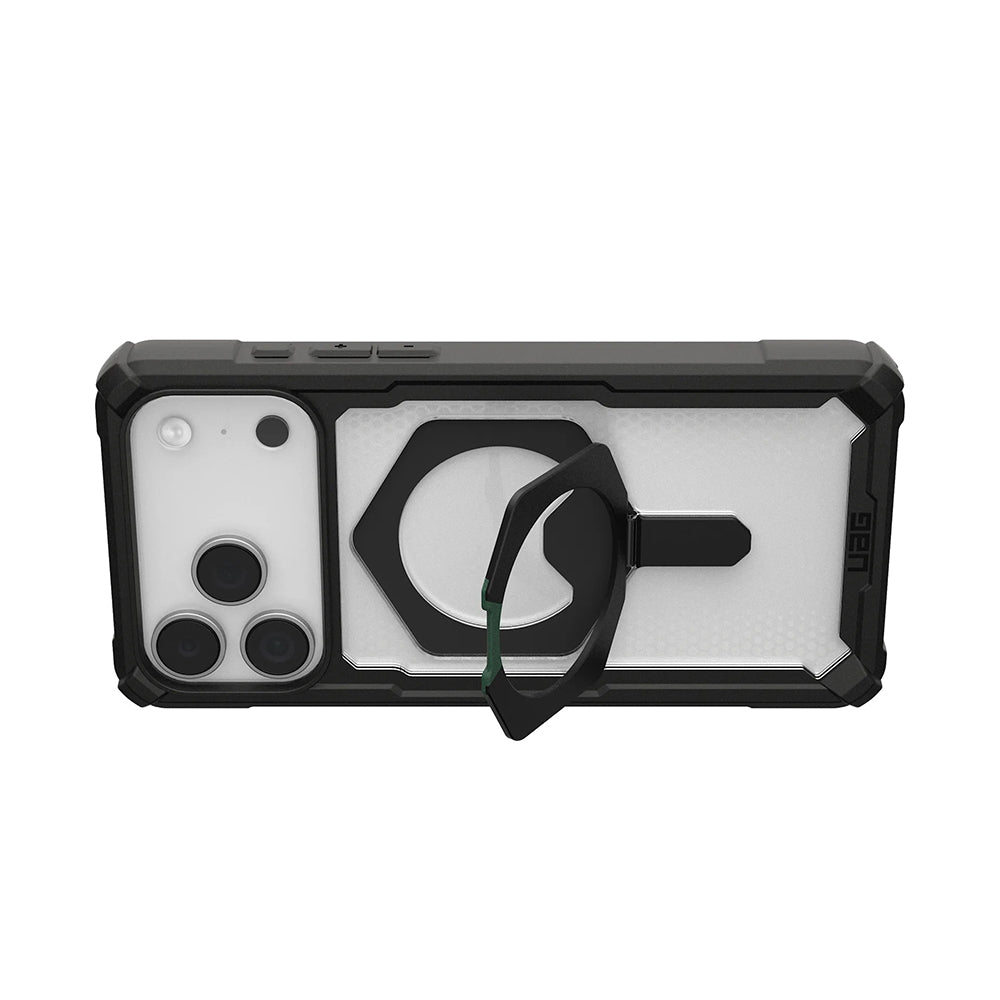 Husa MagSafe pentru Apple iPhone 17 Pro, Urban Armor Gear, Plasma XTE, Neagra Transparenta