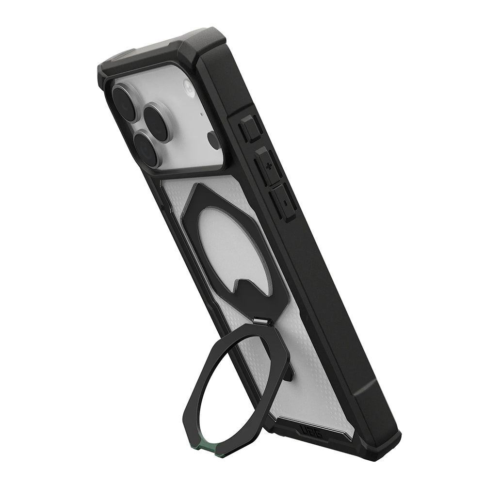 Husa MagSafe pentru Apple iPhone 17 Pro, Urban Armor Gear, Plasma XTE, Neagra Transparenta