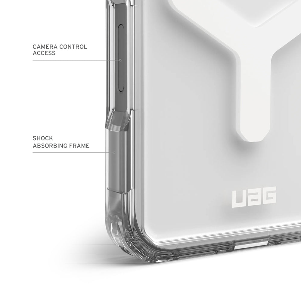 Husa MagSafe pentru Apple iPhone 17 Pro, Urban Armor Gear, Plyo, Alba