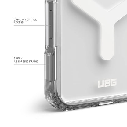Husa MagSafe pentru Apple iPhone 17 Pro, Urban Armor Gear, Plyo, Alba