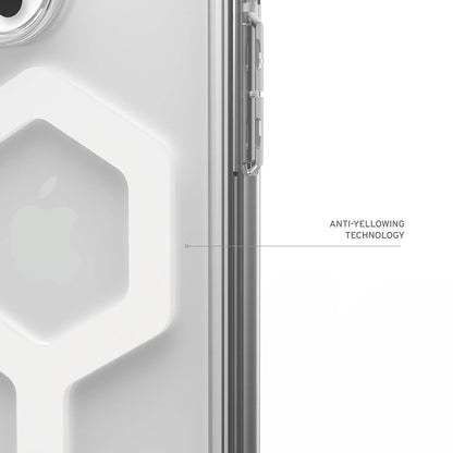 Husa MagSafe pentru Apple iPhone 17 Pro, Urban Armor Gear, Plyo, Alba
