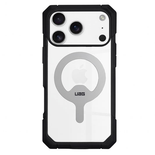 Husa MagSafe pentru Apple iPhone 17 Pro, Urban Armor Gear, Trooper, Gri Transparenta