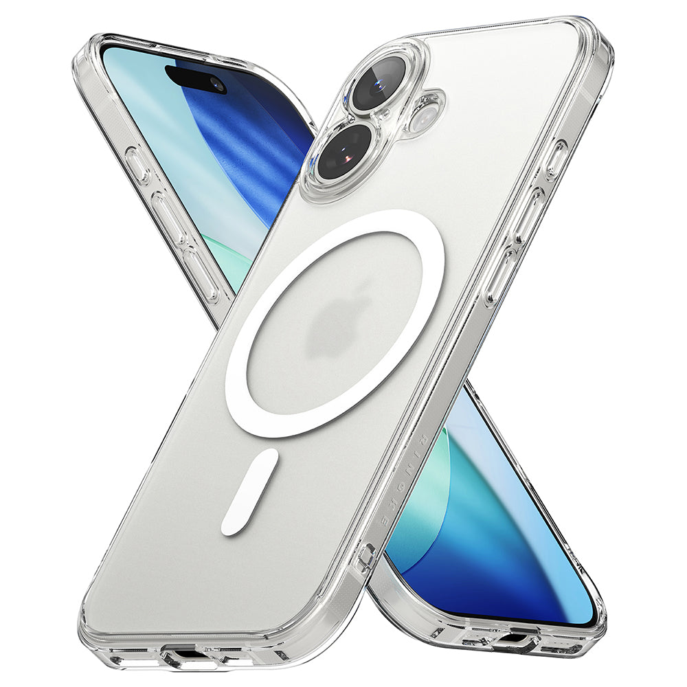 Husa MagSafe pentru Apple iPhone 17, Ringke, Fusion, Transparenta Mata