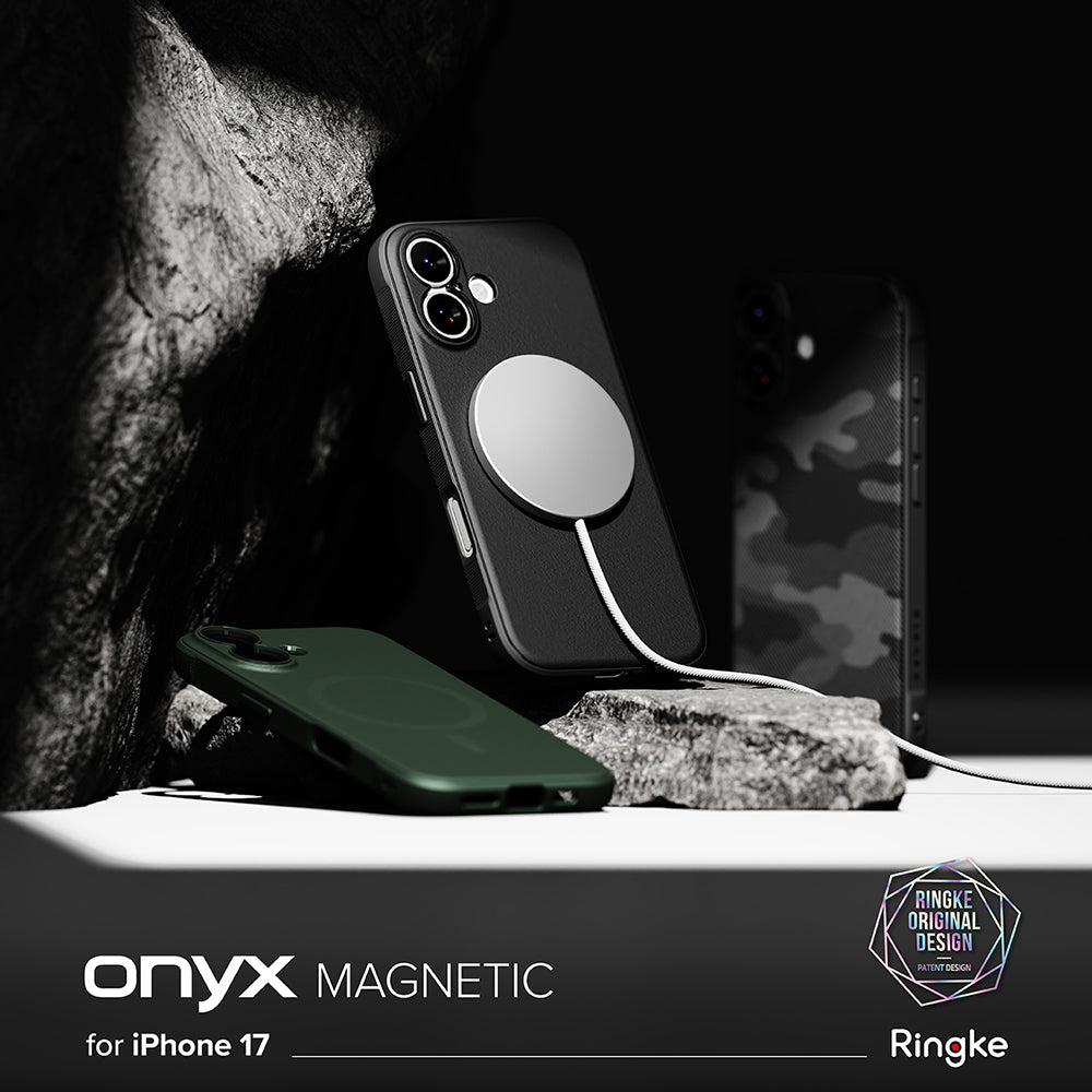 Husa MagSafe pentru Apple iPhone 17, Ringke, Onyx, Camuflaj
