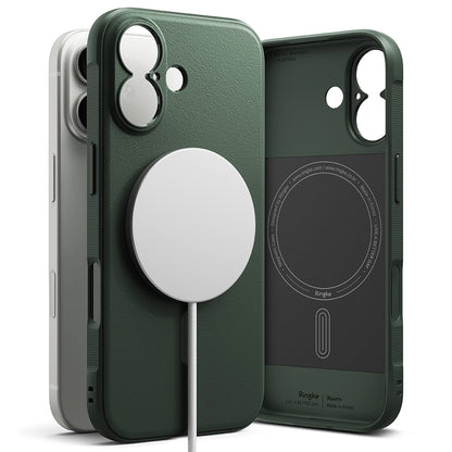 Husa MagSafe pentru Apple iPhone 17, Ringke, Onyx, Verde Inchis