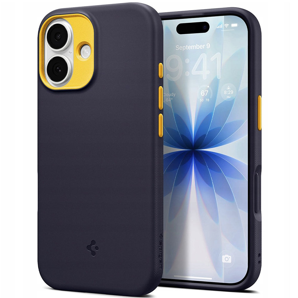 Husa MagSafe pentru Apple iPhone 17, Spigen, Caseology Nano Pop, Mov