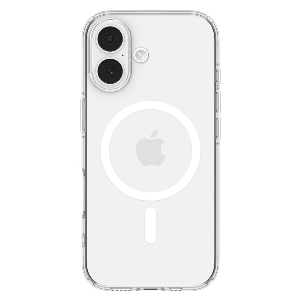 Husa MagSafe pentru Apple iPhone 17, Spigen, Liquid Crystal , Alba