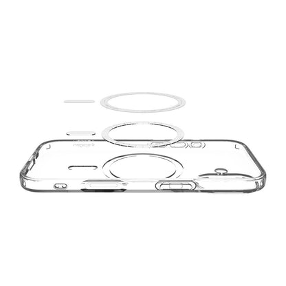 Husa MagSafe pentru Apple iPhone 17, Spigen, Liquid Crystal , Alba