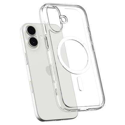 Husa MagSafe pentru Apple iPhone 17, Spigen, Ultra Hybrid, Alba