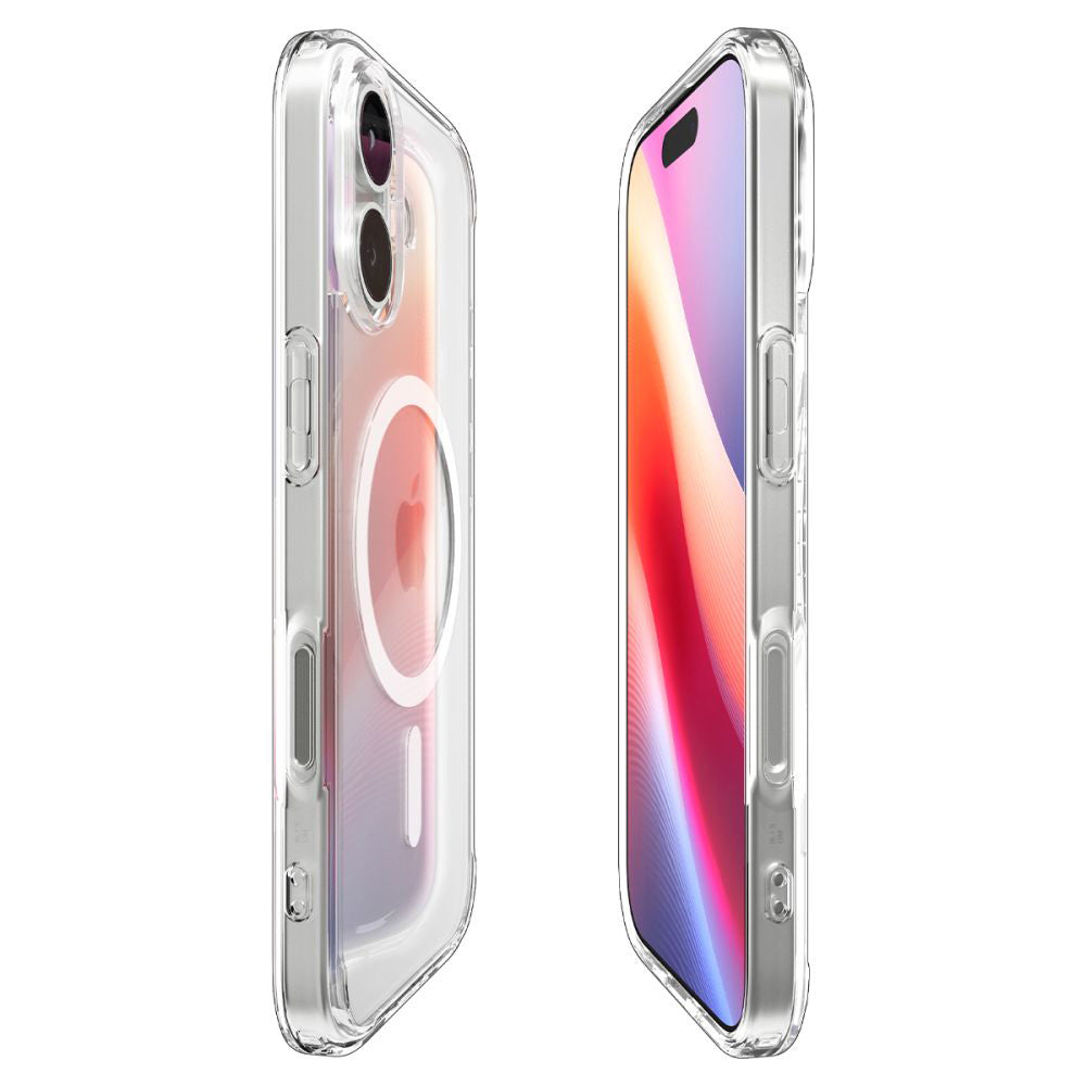 Husa MagSafe pentru Apple iPhone 17, Spigen, Ultra Hybrid, Alba