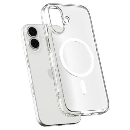 Husa MagSafe pentru Apple iPhone 17, Spigen, Ultra Hybrid, Alba Satinata