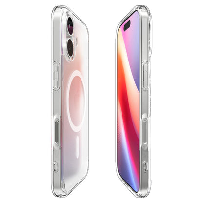 Husa MagSafe pentru Apple iPhone 17, Spigen, Ultra Hybrid, Alba Satinata