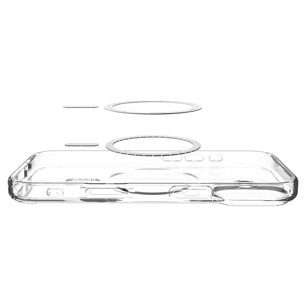 Husa MagSafe pentru Apple iPhone 17, Spigen, Ultra Hybrid, Alba Satinata