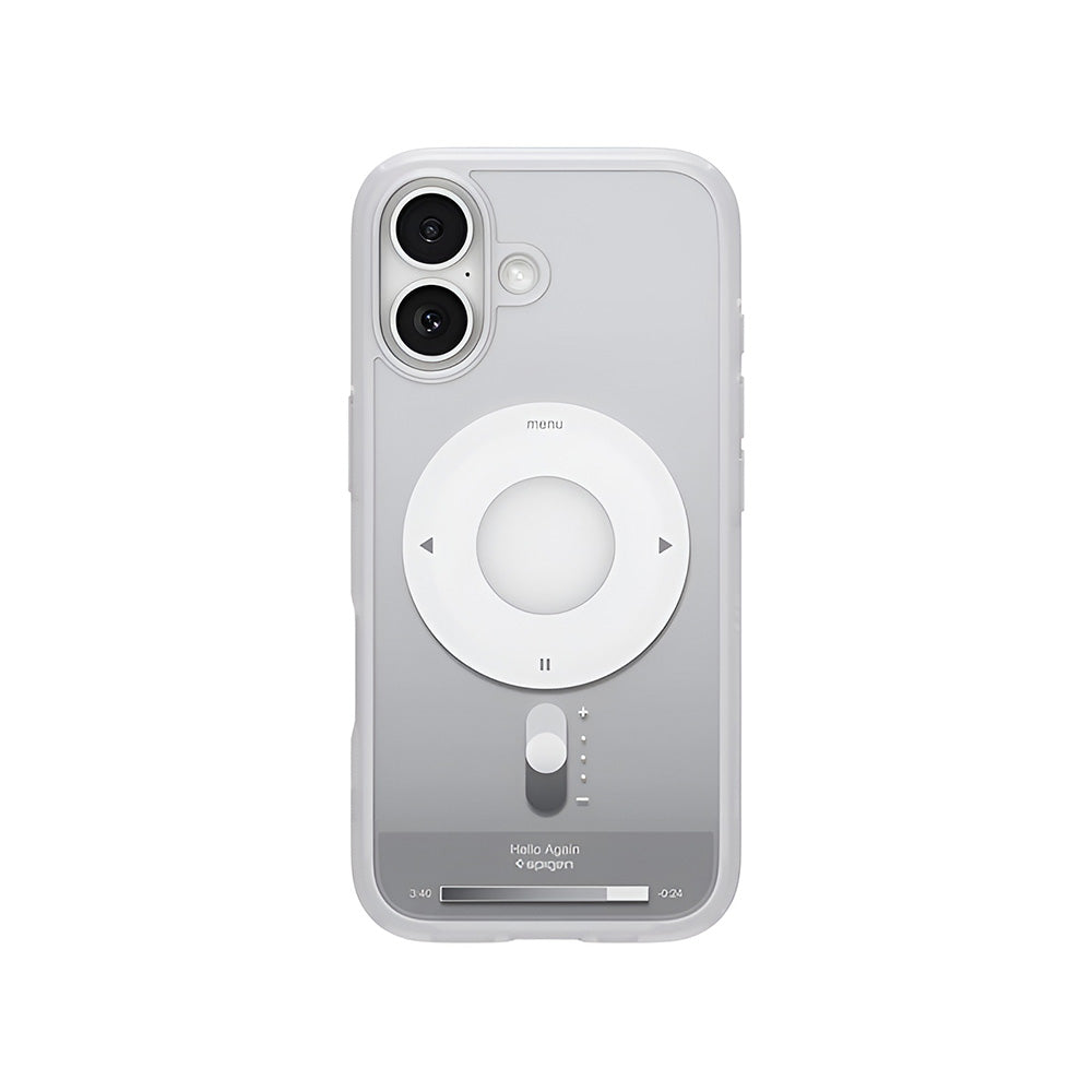 Husa MagSafe pentru Apple iPhone 17, Spigen, Ultra Hybrid Classic, Argintie